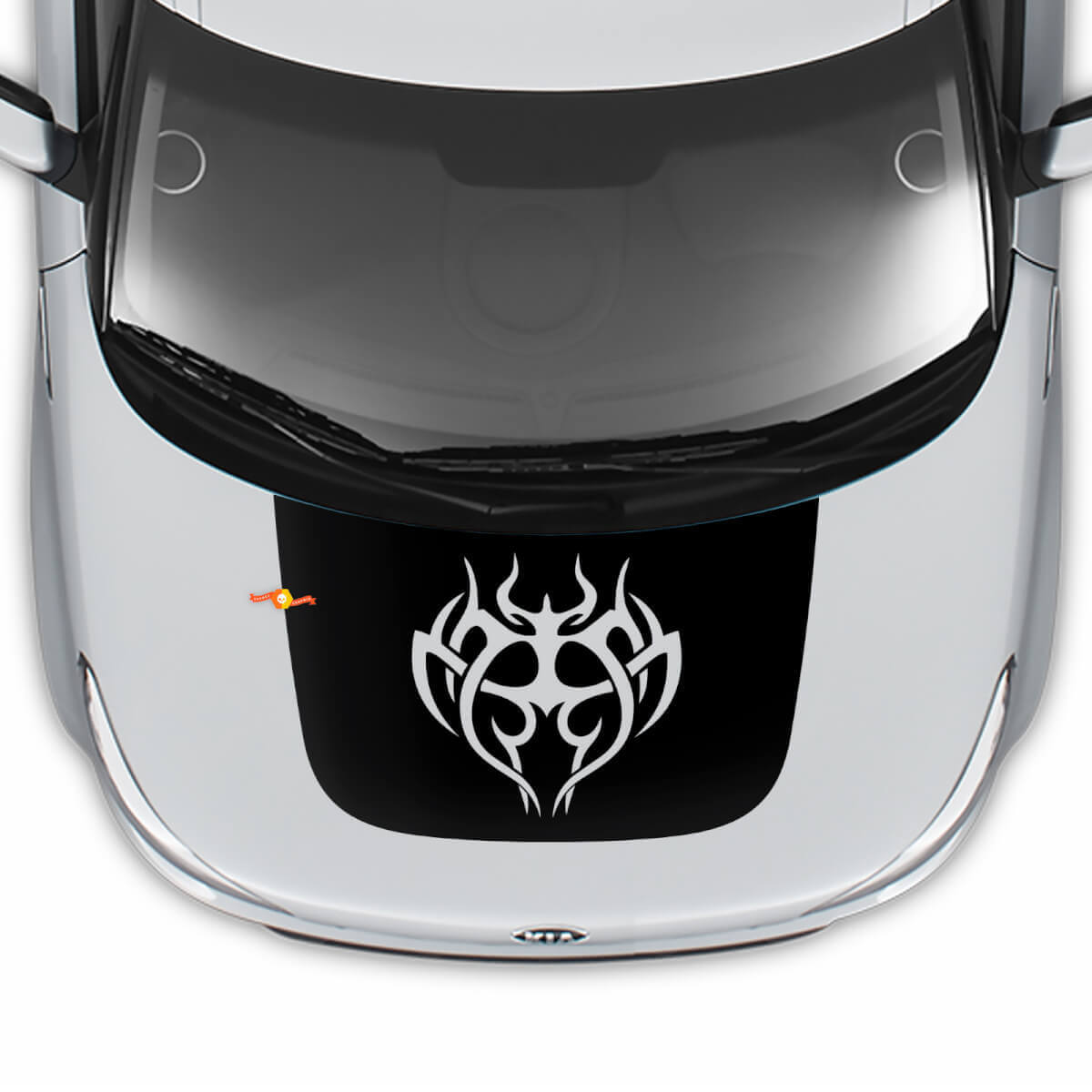 Hood Tribal Decal Wrap Vinyl -stickers Stickers voor Kia Soul
