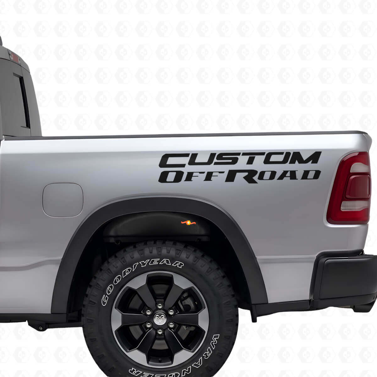 Offroad Custom Zijvinylsticker Kit voor Dodge Ram