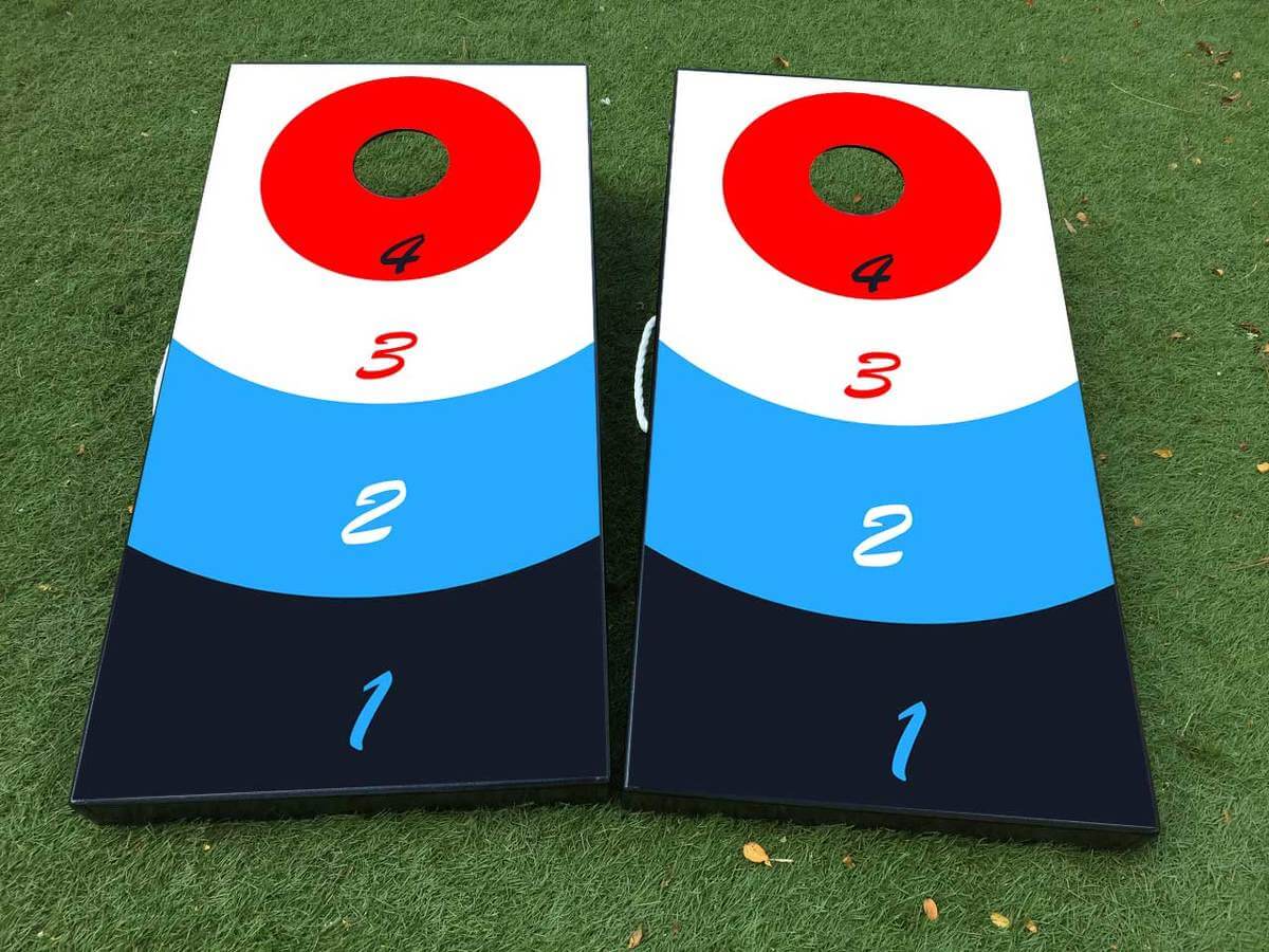 Beer Pong Cornhole Bordspel Vinyl Wrap Decal Set