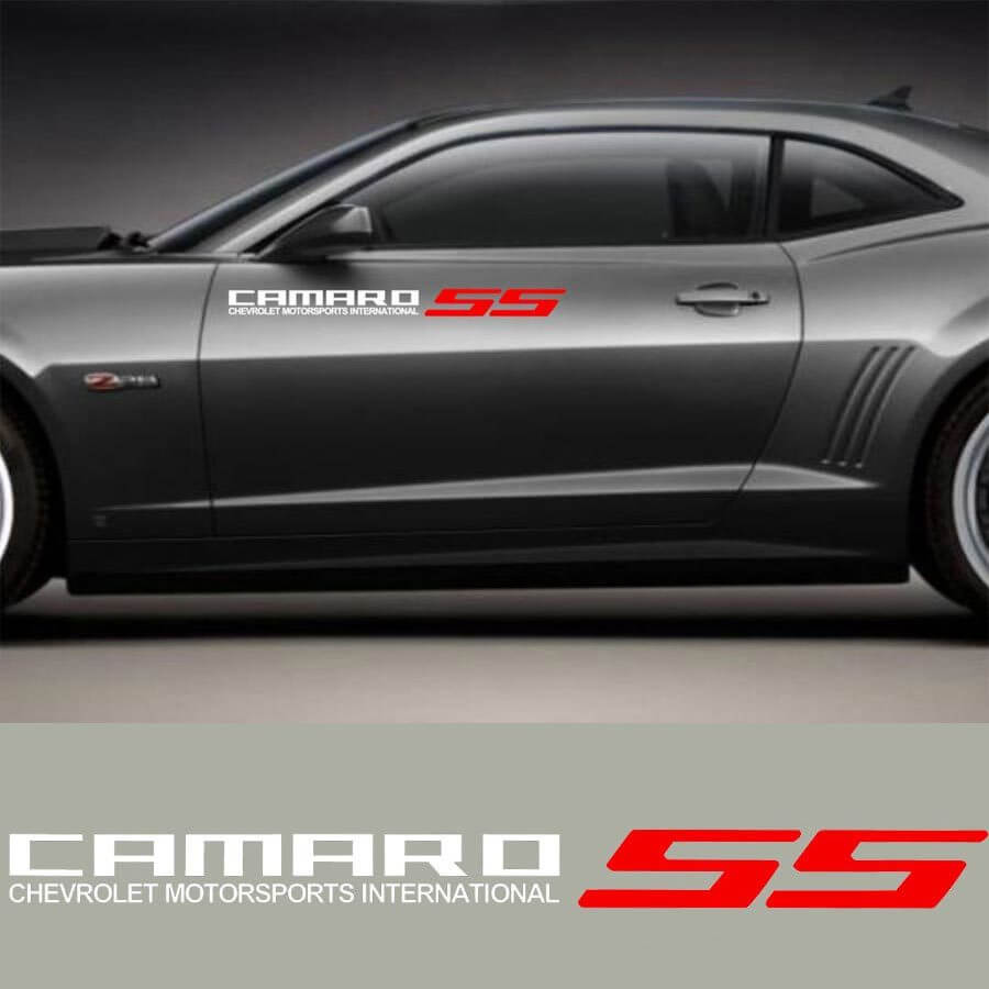 Camaro SS Lettering Deur Vinyl Decal Sticker voor Chevrolet Camaro