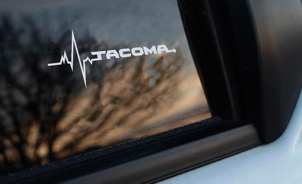 Toyota Tacoma zit in mijn bloed raamsticker decals graphic 2