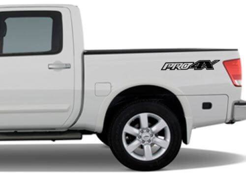 PRO-4X Off Road Stijl Zijwand Vinyl Decals voor Nissan Trucks
