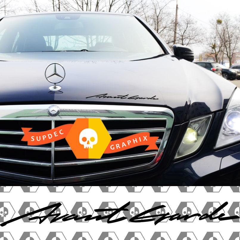 Lettering Decal Sticker Emblem Logo Vinyl voor Mercedes-Benz Avantgarde