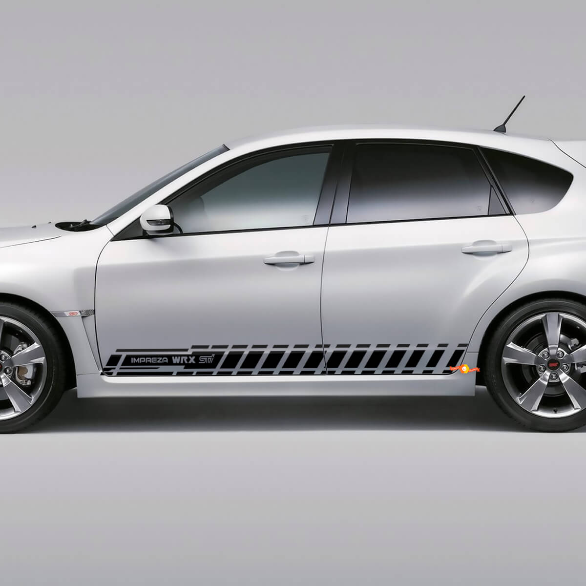 Decal Sticker Zijstreep Kit Voor Suba impreza hatchback 2007-2012 wrx sti 09