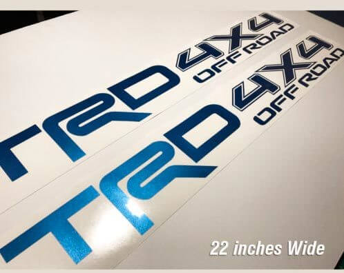 TRD 4x4 Off Road Stijl Vinyl Sticker voor Toyota Tacoma Tundra