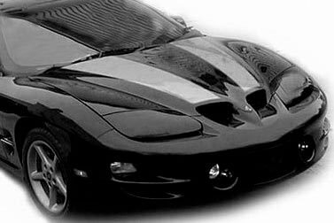 Kit vinylstickers met dubbele motorkapstrepen voor Pontiac Firebird 1998-2002