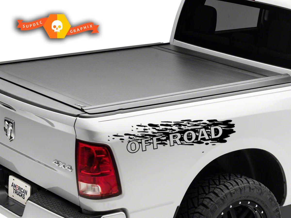 Paar stickers stickers off-road voor 4x4 4wd DODGE RAM 1500 2500 3500 DAKOTA DURANGO
