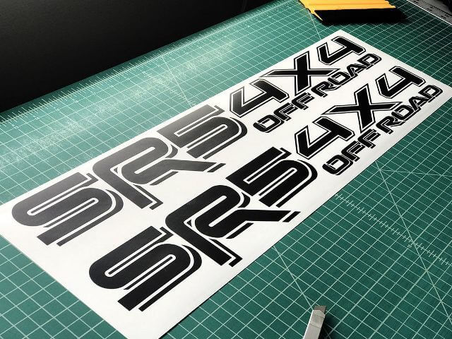 Toyota SR5 4X4 Off Road Racing Tacoma Tundra Truck 2 paar sticker sticker 2 stickers