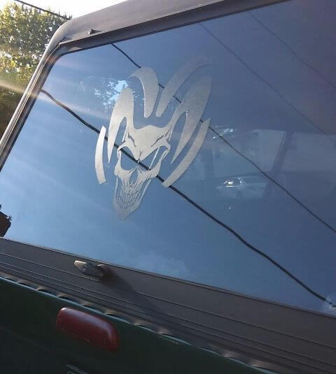 Paar Truck vinyl sticker aangepaste stickers Dodge Ram grafische schedel Hemi Mopar rt