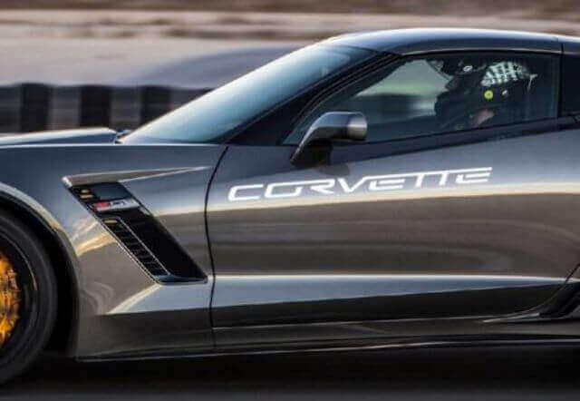 Corvette Zijlettering Vinyl Decal voor Chevrolet Corvette