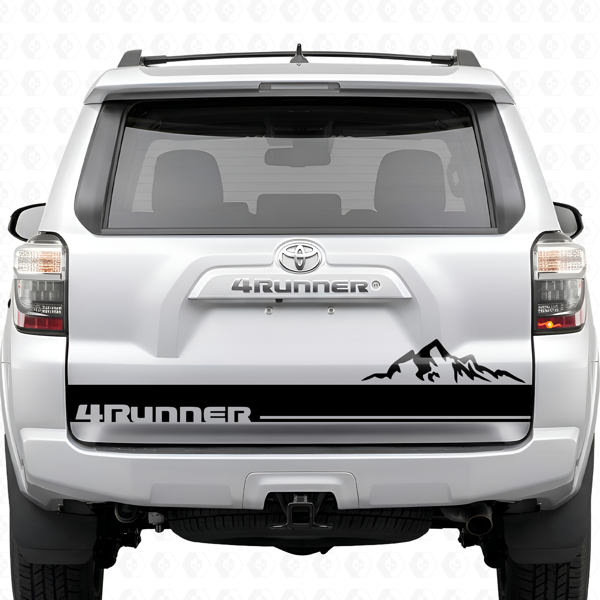 4Runner Mountain Stripes Achterklep Vinyl Decal Sticker voor Toyota 4Runner 2010-2017
