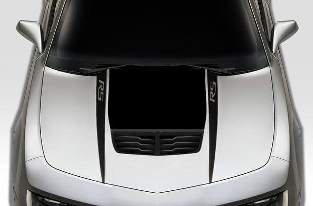 RS Motorkap Spears Vinyl Sticker Kit voor Chevrolet Camaro 2010-2015