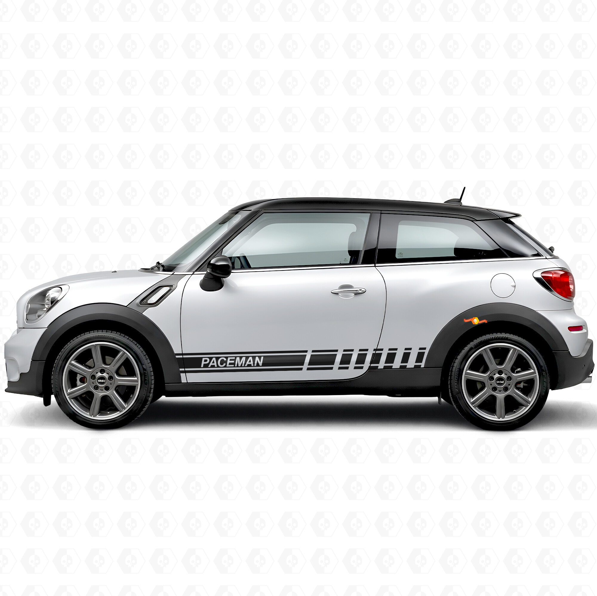 Gemerkt Race Strepen Zijkant Vinyl Decal Sticker voor MINI Paceman