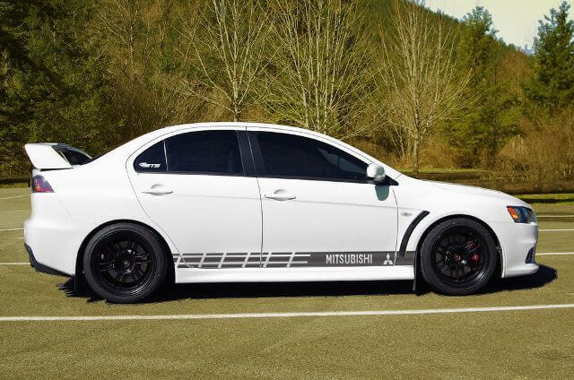 Meerdere kleuren grafische Lancer / Lancer Evolution autorace sticker sticker