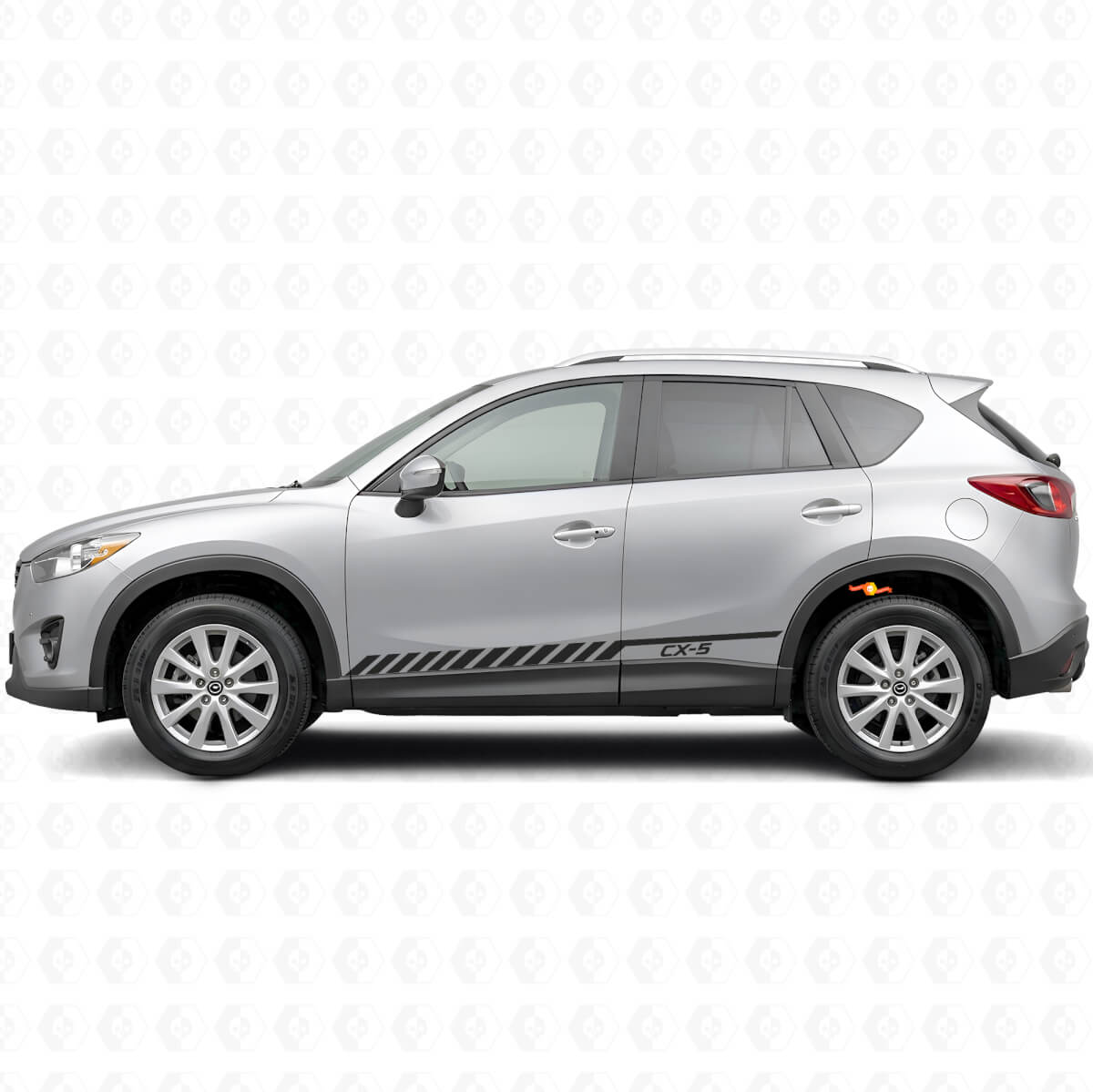 Strobe Racing Strepen Zij Vinyl Decal Sticker voor Mazda CX-5 2013-2018