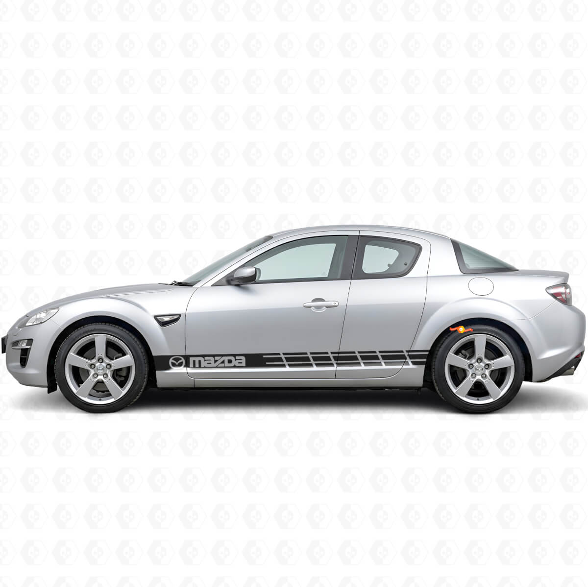 Racing Style Strepen Zij Vinyl Decal Sticker voor Mazda RX-8
