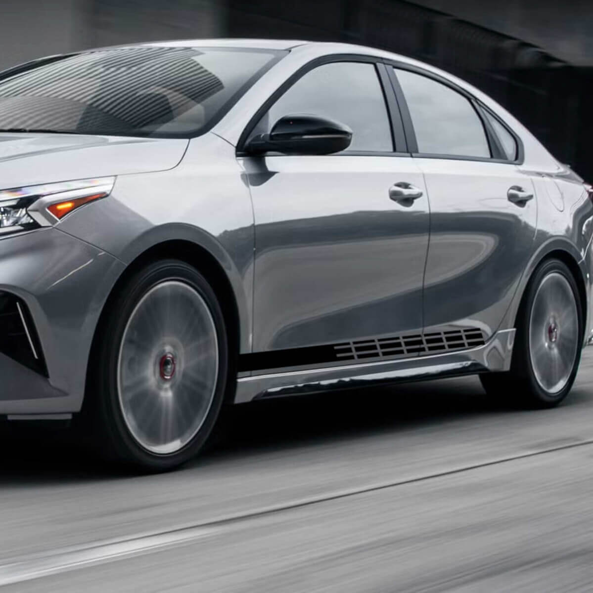 Zijstrepen Race Vinyl Decal Sticker Voor Kia Forte