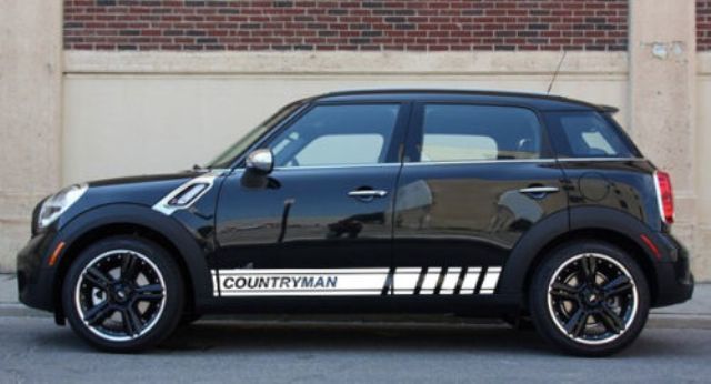 2X Multiple Color Graphics Countryman Symbol Car Racing Vinyl Decal Sticker