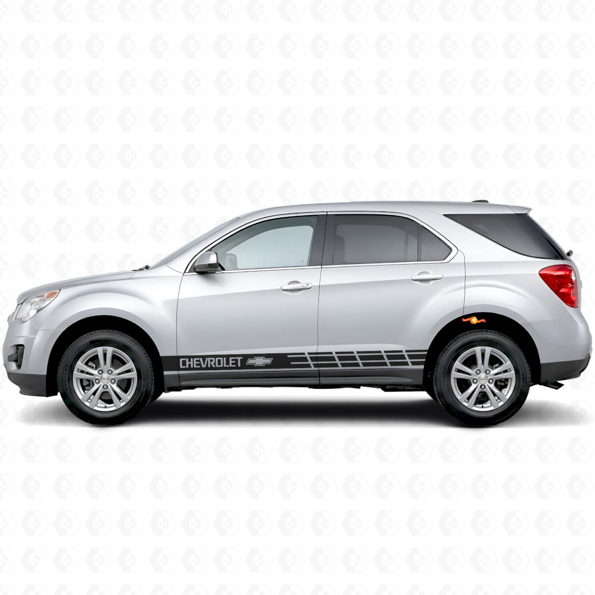 Chevy-logo strepen zijkant vinyl decal sticker voor Chevrolet Equinox