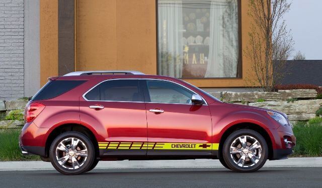 Meerdere kleuren grafische Trax / Equinox / Traverse autorace sticker sticker