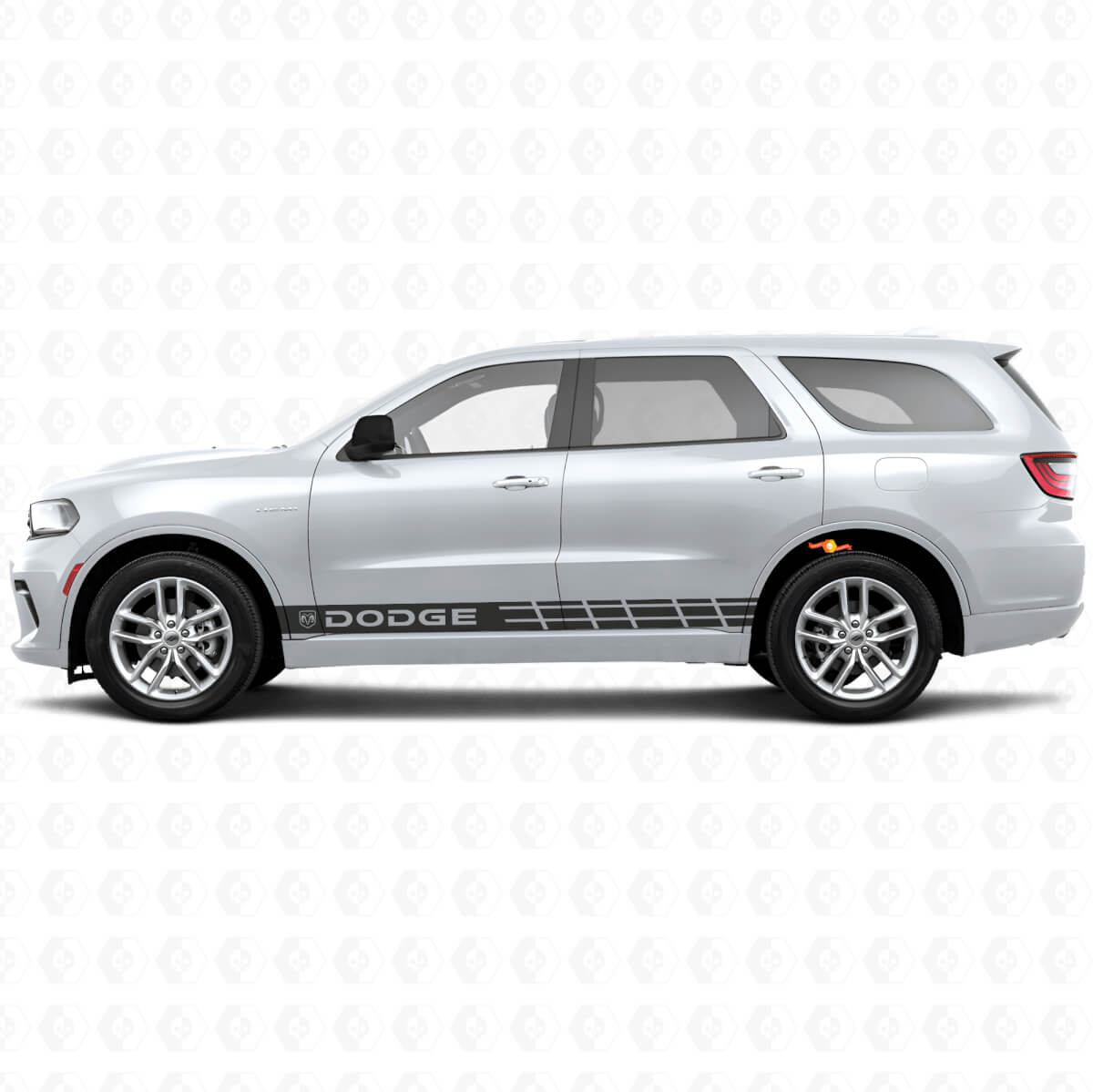 Merkstrepen Zij Vinyl Decal Sticker voor Dodge Durango