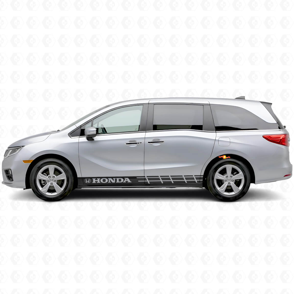 Accentstrepen Rocker Panel Vinyl Decal Sticker voor Honda Odyssey