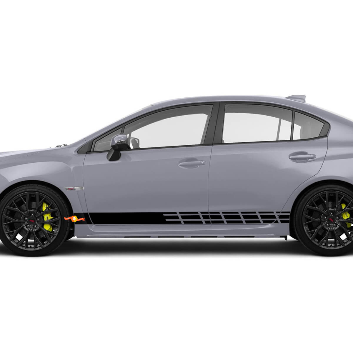 Zijvinylset met accentstrepen voor Subaru BRZ WRX Outback