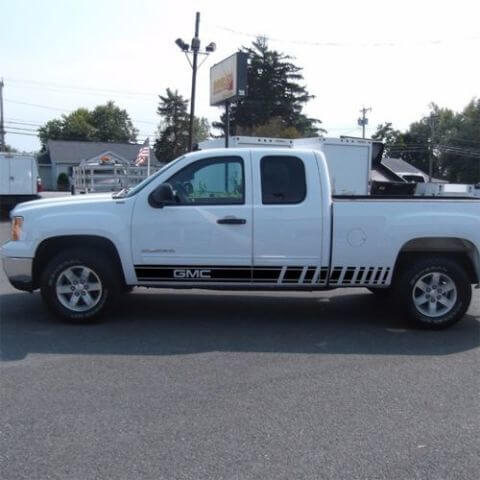 2X meerdere kleuren grafische Canyon Sierra Terrain Car Racing vinyl sticker sticker