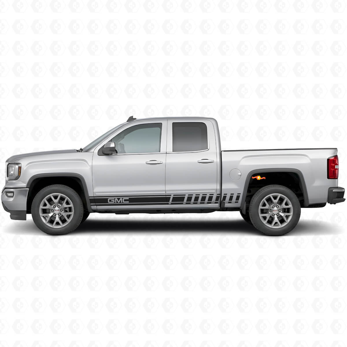 GMC Logo Strepen Zij Vinyl Decal Sticker voor GMC Sierra