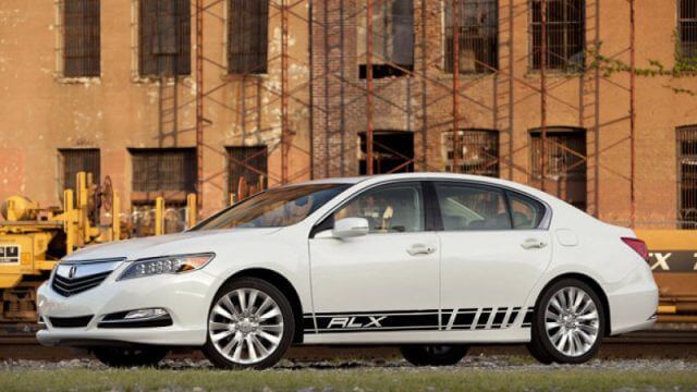 2X meerdere kleuren graphics Acura RLX symbool autorace vinyl sticker
