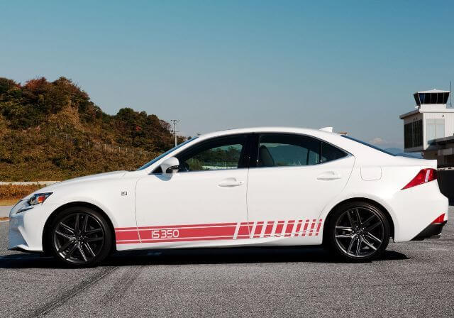 2X Multiple Color Graphics IS350 Symbool Sport Car Racing Vinyl Decal Sticker