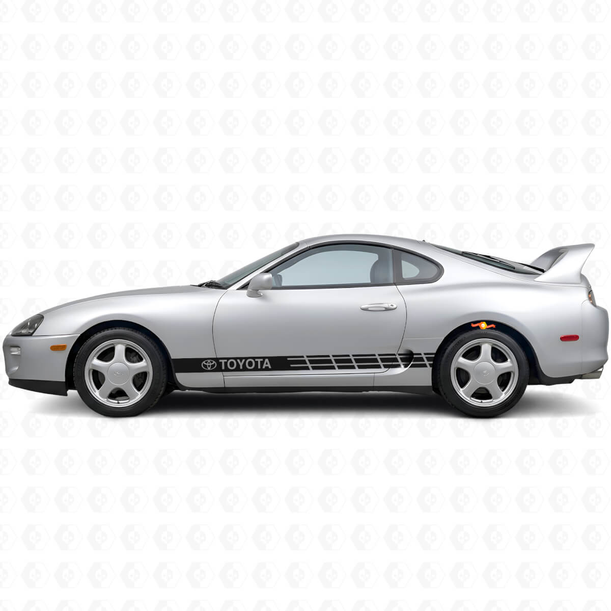 Toyota Logo Strepen Zij Vinyl Decal Stickers voor Toyota Supra