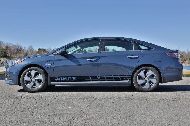 Grafische Sonata / Accent / Loniq Car Racing-sticker met meerdere kleuren