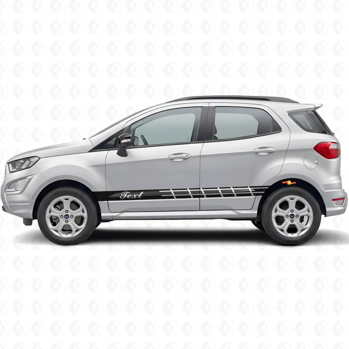 Custom Racing Zijstrepen Vinyl Decal Kit voor Musclecar EcoSport GT