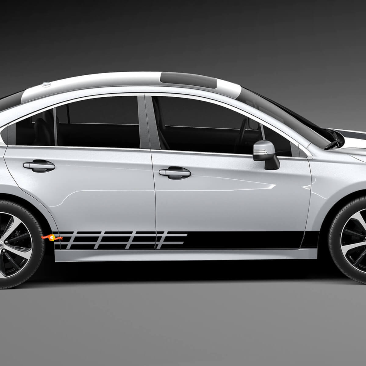 Meerdere kleuren grafische Impreza / Legacy Car Racing Art Decal Sticker