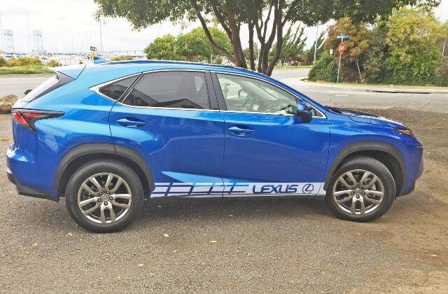 Meerdere kleuren graphics NX 200t / NX 300h Car Racing Art Decal Sticker