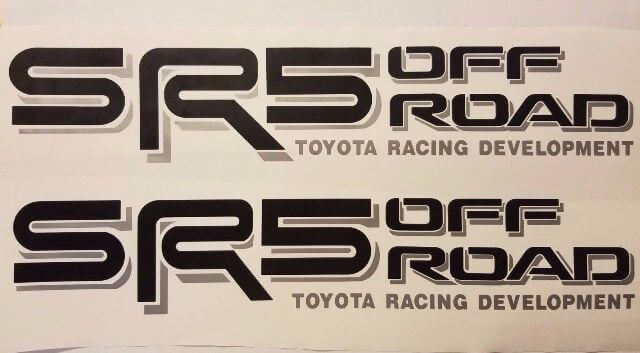 SR5 Offroad Zijdecalset voor Toyota Tacoma Tundra