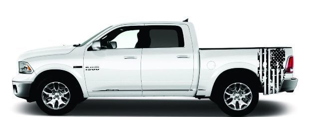 Chevy Silverado Amerikaanse vlag bedsticker stickerset Chevrolet Gmc Sierra 2014
