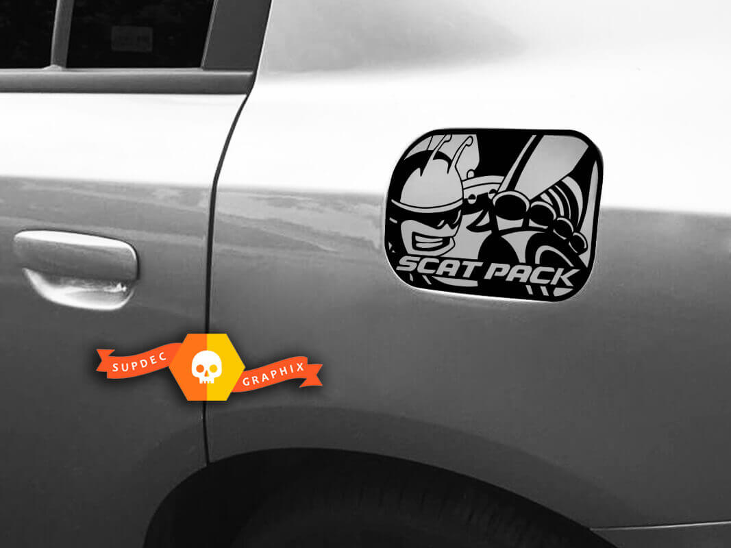 SCAT PACK Dodge Charger gasdeur sticker sticker 2018 2016 2017 SRT 392 deel embleem badge Scatpack
