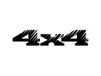4x4 Geschuurd Stijl Logo Universele Vinyl Decal Sticker voor GMC Sierra
