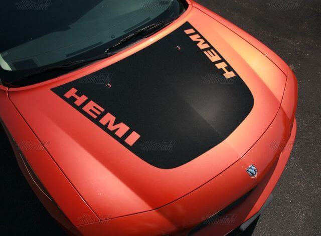 Blackout Hemi Stijl Motorkap Vinyl Sticker voor Dodge Charger 2006-2010
