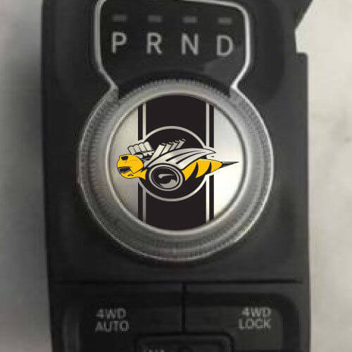 Dodge Ram Rumble Bee Stinger Edition logo Pookknop Decal Sticker Grafisch Vinyl