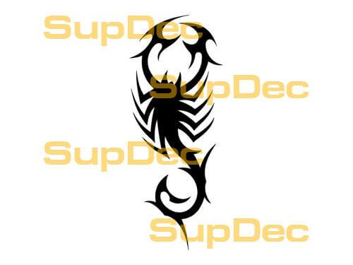 Scorpion Vinyl Art Wall Window Badkamer Sticker Sticker #1

