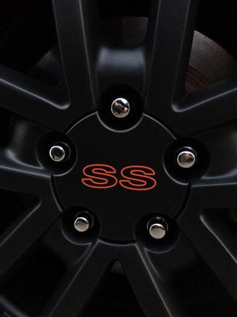 CAMARO SS Naafdop Logo SS Stickers Decals (elke kleur)

