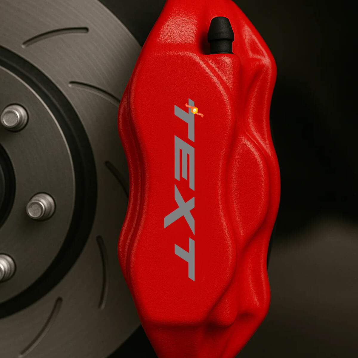 Aangepaste Tekst Remklauw Hoge Temperatuur Vinyl Decal Sticker Set van 8 Voor Jeep