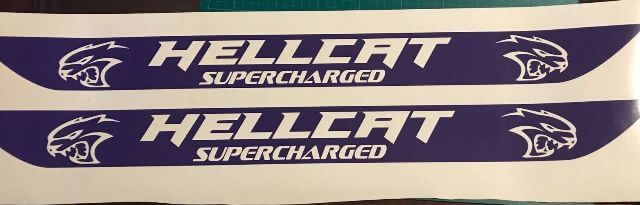 Hellcat Supercharged Deur dorpel Stickers Decals Protector voor Dodge Challenger 2015-2017