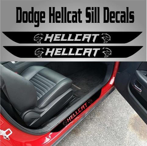 Hellcat Deur dorpelstickers Decals Protector voor Dodge Challenger 2015-2017