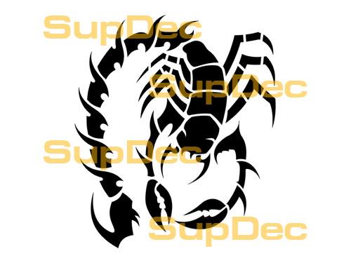 Scorpion Vinyl Art Wall Window Badkamer Sticker Sticker #6
