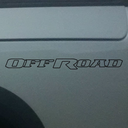 Rebel & Off Road Letterings Zij Vinyl Decal Sticker voor RAM 1500 Rebel