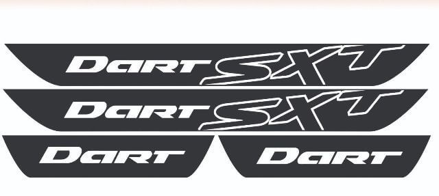 Dodge Dart SXT Vinyl Door Dill Stickers Stickers 2013 2014 2015 2016
